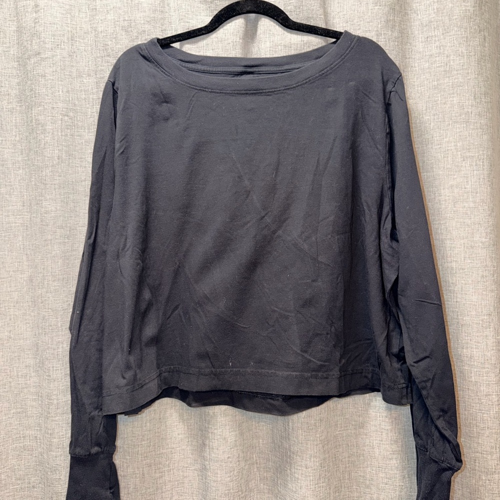 all in motion Black Long-Sleeve Crewneck Top XXL